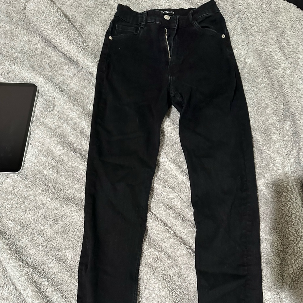 Zara black skinny jeans